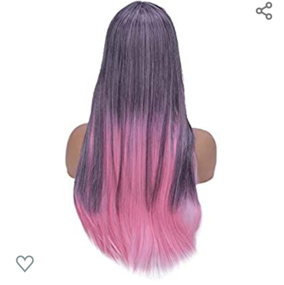 Pink & Purple wig - Picture 2 of 5
